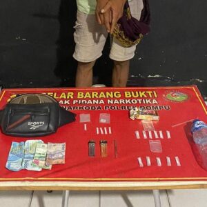 Satresnarkoba Polres Dompu Ungkap Kasus Peredaran Sabu di Manggelewa, Amankan Satu Terduga Pelaku